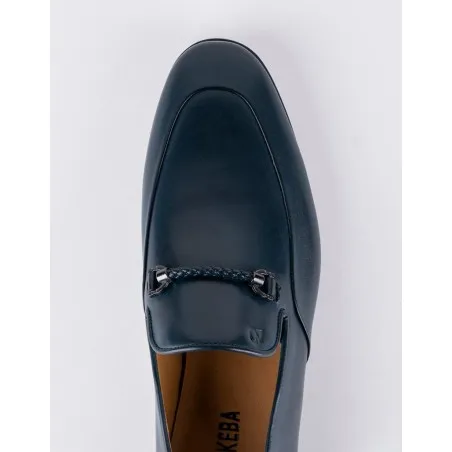 Chaussures en cuir Luca – CLA32 Bleu - MAKEBA