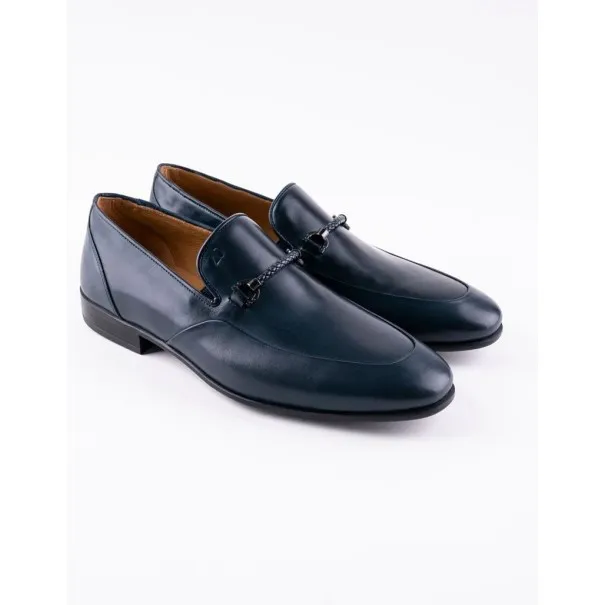 Chaussures en cuir Luca – CLA32 Bleu - MAKEBA
