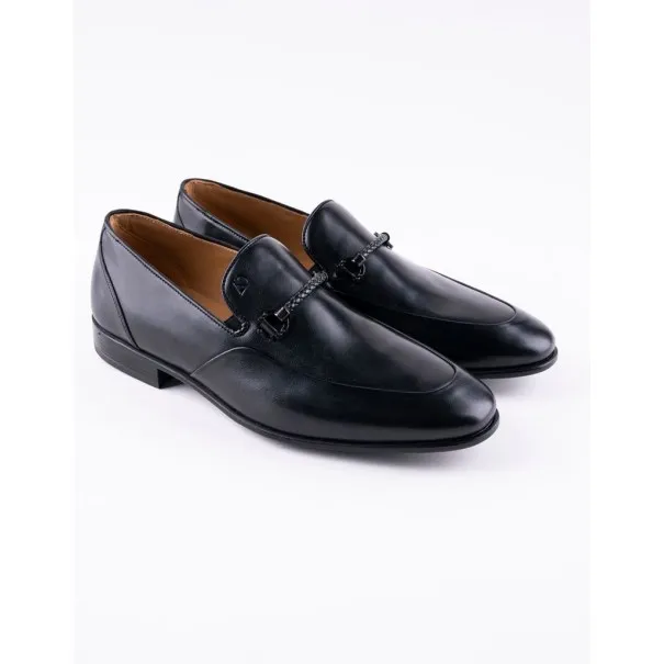 Chaussures en cuir Luca – CLA32 Noir - MAKEBA