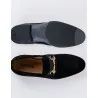 Chaussures en cuir Luca – CLA7 Daim Noir - MAKEBA