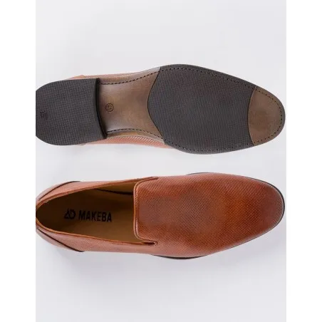 Chaussures en cuir Luca – CLA8 Marron 272 - MAKEBA