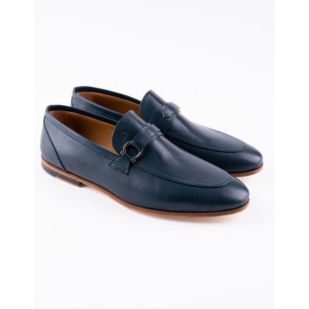 Chaussures en cuir Santino – GC02 Bleu - MAKEBA
