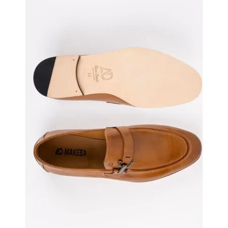 Chaussures en cuir Santino – GC04 Camel - MAKEBA