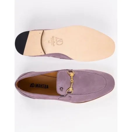 Chaussures en cuir Santino – GC06 Mauve - MAKEBA