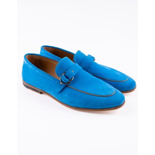Chaussures en cuir Santino – GC09 Bleu - MAKEBA