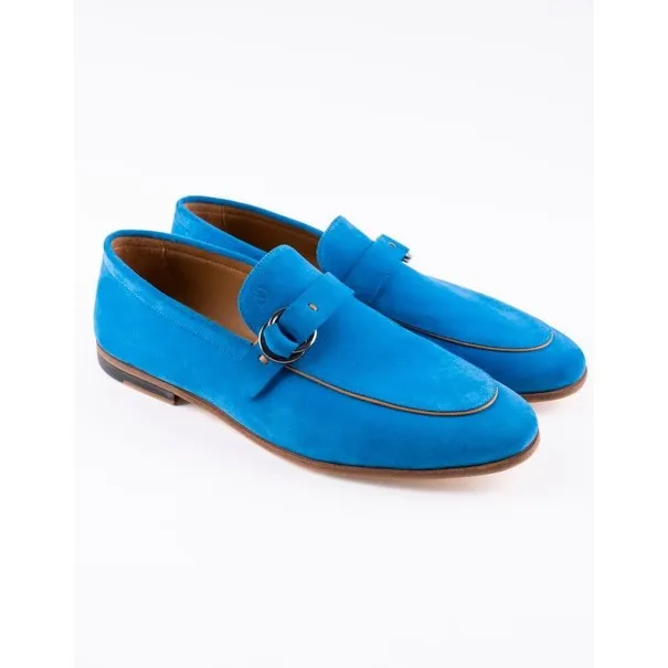Chaussures en cuir Santino – GC09 Bleu - MAKEBA