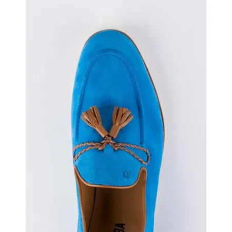 Chaussures en cuir Santino – GC07 Bleu - MAKEBA