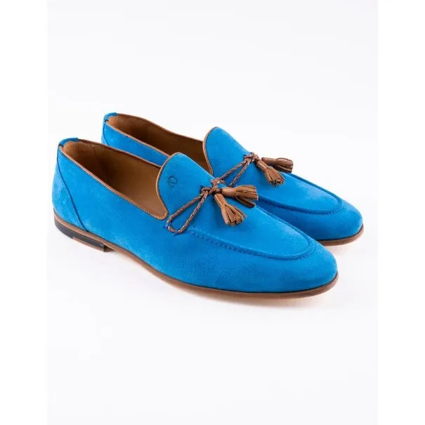 Chaussures en cuir Santino – GC07 Bleu - MAKEBA