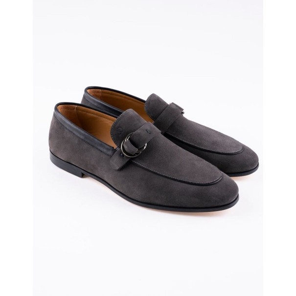 Chaussures en cuir Santino – GC09 Gris - MAKEBA