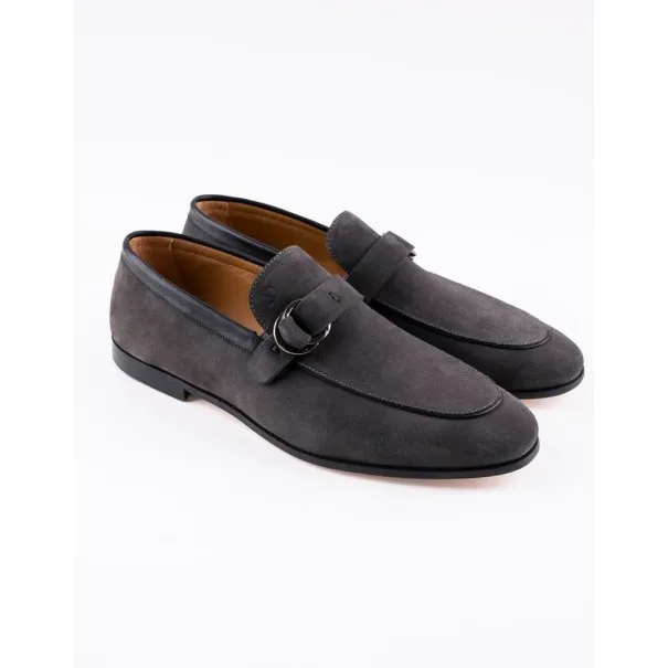 Chaussures en cuir Santino – GC09 Gris - MAKEBA