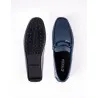 Mocassins en cuir Tino – TD105 Bleu - MAKEBA