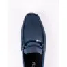 Mocassins en cuir Tino – TD105 Bleu - MAKEBA
