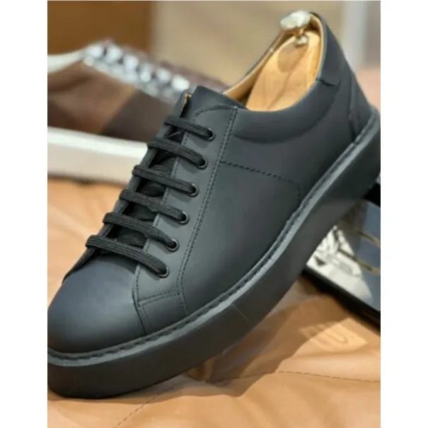 Baskets en cuir – 8951 Noir - MAKEBA