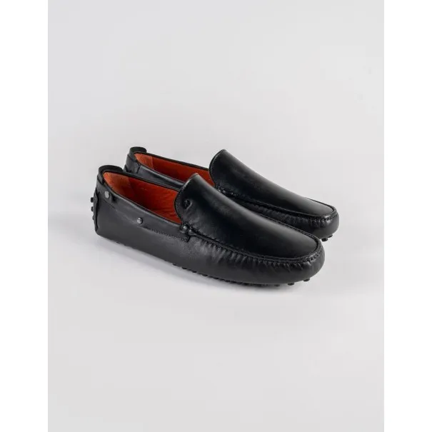 Mocassins en cuir Tito – PP07 Cuir Noir - MAKEBA