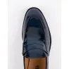 Chaussures en cuir Carlo – CH07 Bleu - MAKEBA