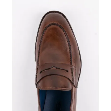 Chaussures en cuir Carlo – CH07 Marron 290 - MAKEBA