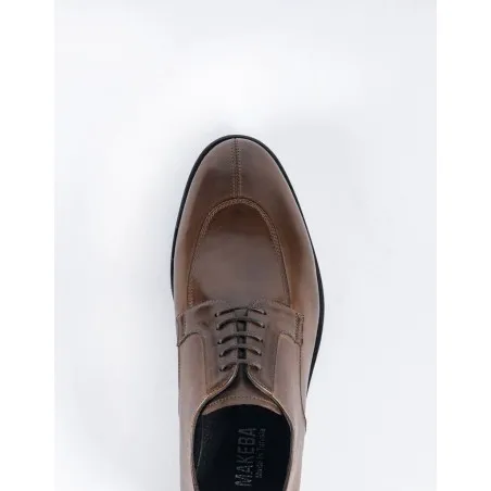 Chaussures en cuir Carlo – CH12 Marron - MAKEBA