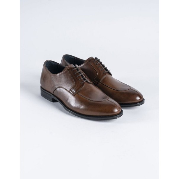 Chaussures en cuir Carlo – CH12 Marron - MAKEBA