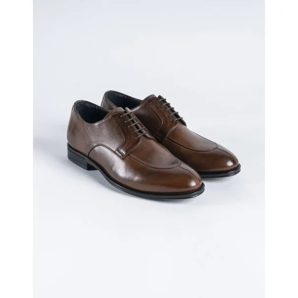 Chaussures en cuir Carlo – CH12 Marron - MAKEBA