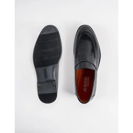 Chaussures en cuir Carlo – CH04 Noir - MAKEBA