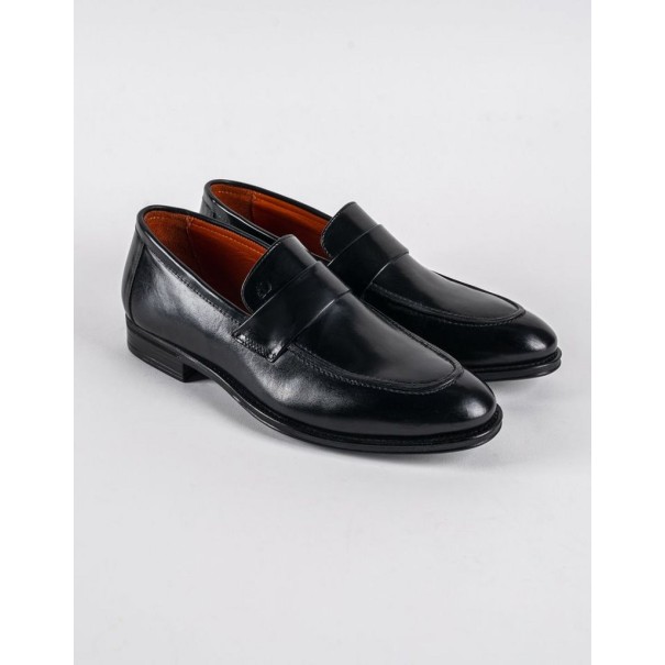 Chaussures en cuir Carlo – CH04 Noir - MAKEBA