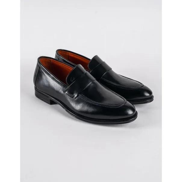 Chaussures en cuir Carlo – CH04 Noir - MAKEBA