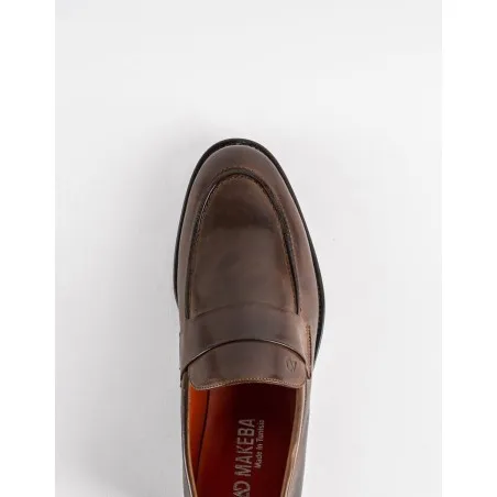 Chaussures en cuir Carlo – CH04 Marron 234 - MAKEBA