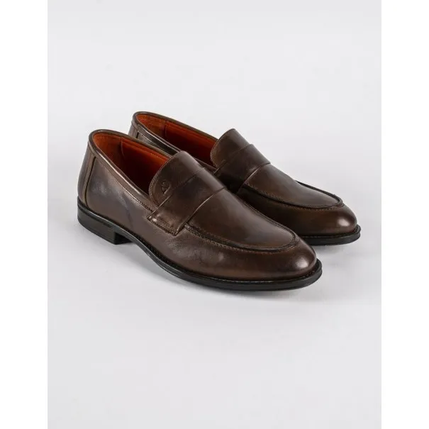 Chaussures en cuir Carlo – CH04 Marron 234 - MAKEBA