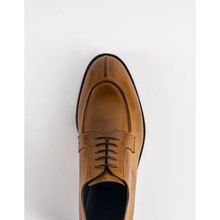Chaussures en cuir Carlo – CH01 Camel - MAKEBA