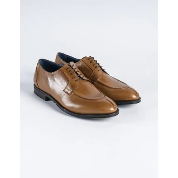 Chaussures en cuir Carlo – CH01 Camel - MAKEBA