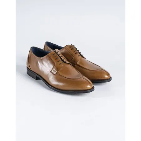 Chaussures en cuir Carlo – CH01 Camel - MAKEBA