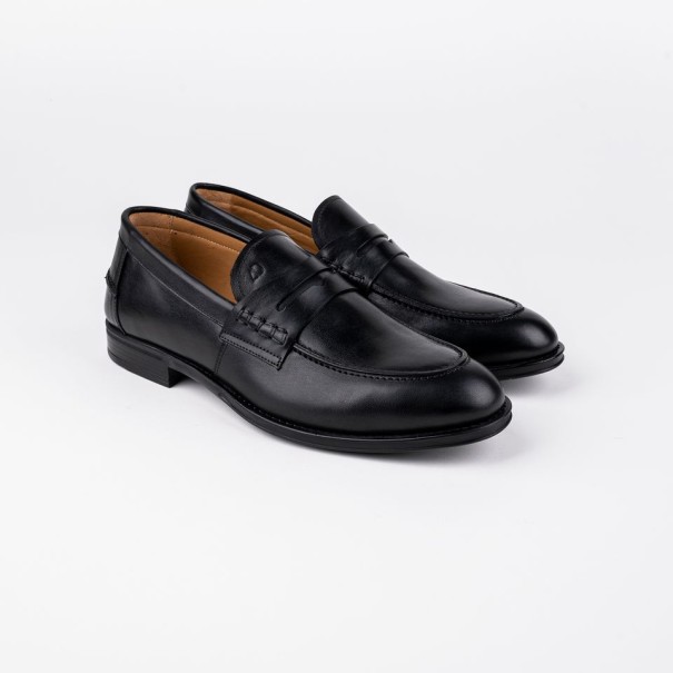 Chaussures en cuir Carlo – CH07 Noir - MAKEBA