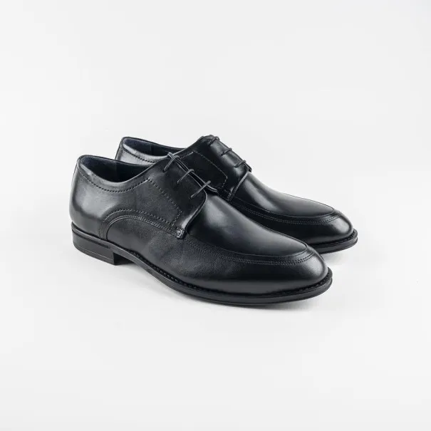 Chaussures en cuir Carlo – CH11 Noir - MAKEBA