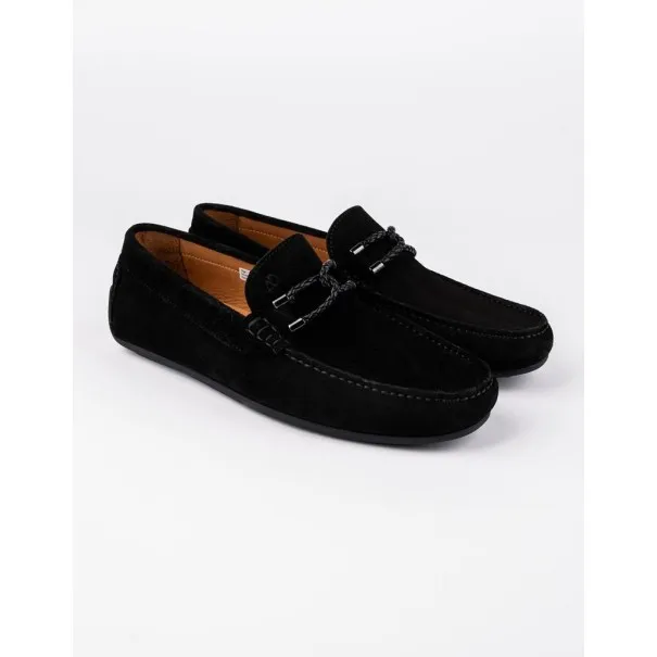 Mocassins en cuir Tino – TD102 Noir - MAKEBA