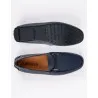 Mocassins en cuir Tino – TD101 Bleu - MAKEBA
