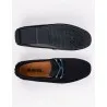 Mocassins en cuir Tino – TD102 Bleu - MAKEBA