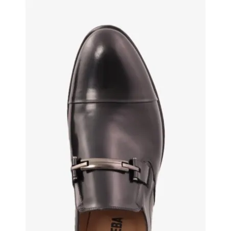 Chaussures en cuir Silvio – 8605 Noir Glacé - MAKEBA