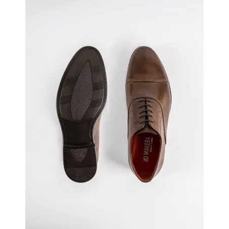 Chaussures en cuir Silvio – 8612 Marron - MAKEBA