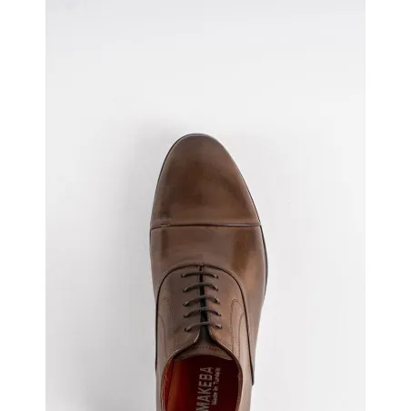 Chaussures en cuir Silvio – 8612 Marron - MAKEBA