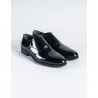 Chaussure en cuir Dante – DB21 Noir Brillant - MAKEBA