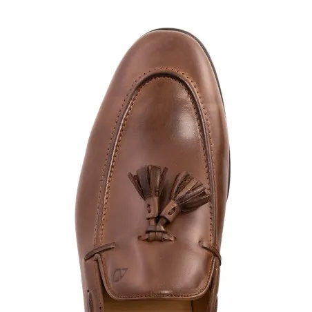 Chaussures en cuir Dante – DB29 Marron - MAKEBA