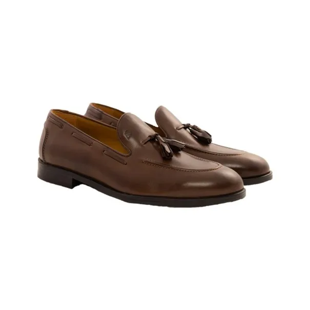 Chaussures en cuir Dante – DB29 Marron - MAKEBA