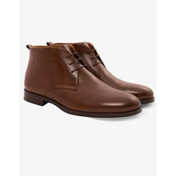 Boots en cuir Dante – DB10 Marron 234 - MAKEBA