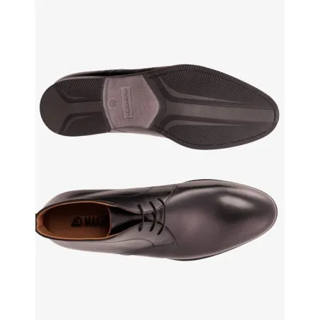 Boots en cuir Dante – DB10 Noir - MAKEBA