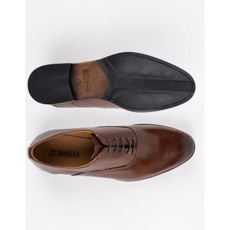 Chaussures en cuir Dante – DB04 Marron 234 - MAKEBA