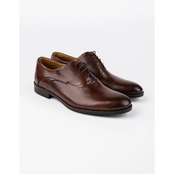 Chaussures en cuir Dante – DB04 Marron 234 - MAKEBA