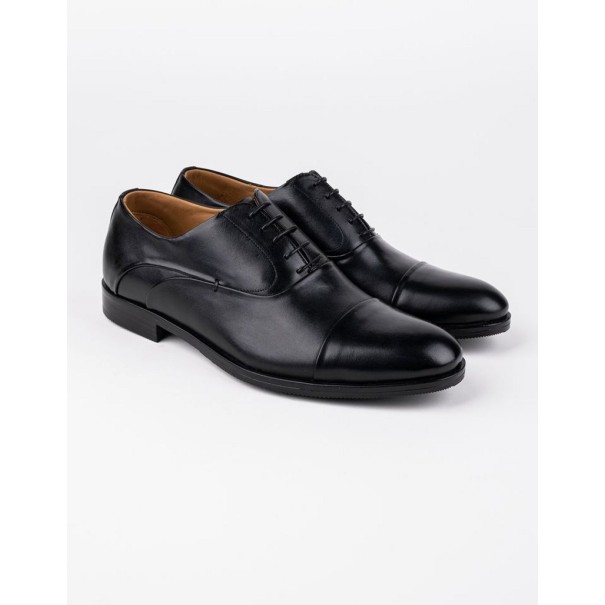 Chaussures en cuir Dante – DB08 Noir - MAKEBA
