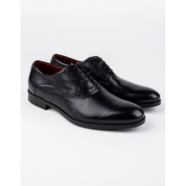 Chaussures en cuir Dante – DB04 Noir - MAKEBA