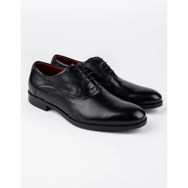 Chaussures en cuir Dante – DB04 Noir - MAKEBA