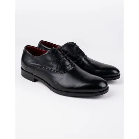 Chaussures en cuir Dante – DB04 Noir - MAKEBA